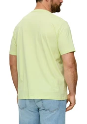 s.Oliver T-Shirt mit Label-Print Logo Gelb/Grün/Silber/Neonfarben/Hellgrün