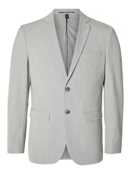 JDY Sakko Elegante Anzugjacke Herren Blazer Slim Fit Grau/Hellgrau
