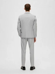 JDY Sakko Elegante Anzugjacke Herren Blazer Slim Fit Grau/Hellgrau