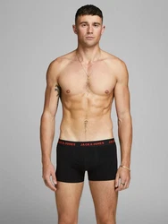 Jack & Jones Unterhemd Sense Trunks 3-Pack 3612 Dunkelgrün/Schwarz/Grau