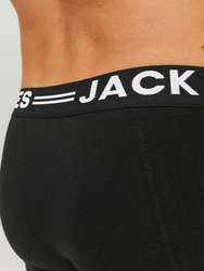 Jack & Jones Unterhemd Sense Trunks 3-Pack 3612 Schwarz/Rot/Grau/Dunkelrot/Dunkelgrau