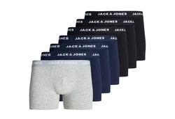 Jack & Jones Unterhemd Sense Trunks 3-Pack 3612 Dunkelblau/Blau/Dunkelgrau