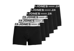 Jack & Jones Unterhemd Sense Trunks 3-Pack 3612 Schwarz/Grau