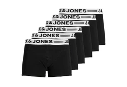 Jack & Jones Unterhemd Sense Trunks 3-Pack 3612 Schwarz/Beige/Grau/Dunkelgrün