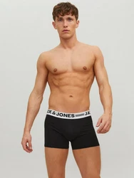Jack & Jones Unterhemd Sense Trunks 3-Pack 3612 Schwarz/Dunkelgrün/Beige