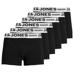Jack & Jones Unterhemd Sense Trunks 3-Pack 3612 Schwarz/Beige/Grau/Dunkelgrün