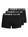 Jack & Jones Unterhemd Sense Trunks 3-Pack 3612 Schwarz (3612) Jack & Jones Unterhemd Sense Trunks 3-Pack 3612 Schwarz (3612)
