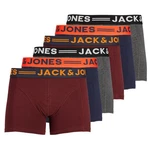 Jack & Jones Unterhemd Sense Trunks 3-Pack 3612 Rot/Dunkelrot/Lila/Orange Jack & Jones Unterhemd Sense Trunks 3-Pack 3612 Rot/Dunkelrot/Lila/Orange