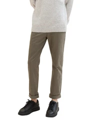TOM TAILOR Chinohose Khaki/Beige/Weiß