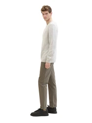 TOM TAILOR Chinohose Khaki/Beige/Weiß