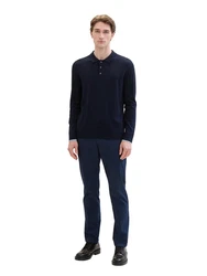 TOM TAILOR Chinohose Dunkelblau/Blau