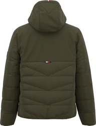 Tommy Hilfiger Steppjacke CL MIXED MEDIA HOODED JACKET Dunkelgrün