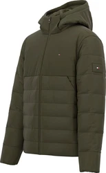 Tommy Hilfiger Steppjacke CL MIXED MEDIA HOODED JACKET Dunkelgrün