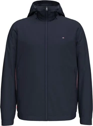 Tommy Hilfiger Outdoorjacke RWB HOODED JACKET Dunkelblau