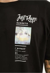 Just Rhyse T-Shirt Zoar Schwarz/Hellblau/Dunkelblau/Beige