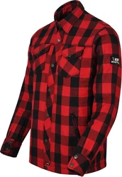 Bores Motorradjacke Rot/Dunkelrot