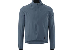 Gonso Fahrradjacke Legno Grau/Dunkelblau/Blau