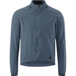 Gonso Fahrradjacke Legno Grau/Dunkelblau/Blau