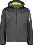 CAMPAGNOLO Funktionsjacke MAN JACKET ZIP HOOD Dunkelgrau/Grau/Hellgrau
