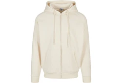 URBAN CLASSICS Sweatshirt Zip Hoody Beige/Khaki