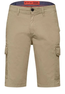 STREET ONE MEN Cargohose Shorts Khaki/Braun/Beige