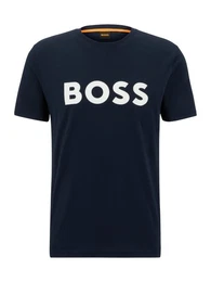 Longsleeve T-Shirt mit Logoprint - Gerade