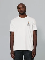wat? Apparel T-Shirt Dogtor Weiß/Creme/Beige/Dunkelblau