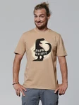 wat? Apparel T-Shirt Papasaurus Braun
