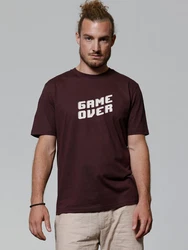 wat? Apparel T-Shirt Game Over Gelb/Dunkelrot/Grün/Lila/Dunkelbraun