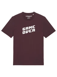 wat? Apparel T-Shirt Game Over Gelb/Dunkelrot/Grün/Lila/Dunkelbraun