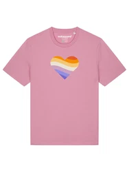 wat? Apparel T-Shirt Rainbow Heart Regenbogen
