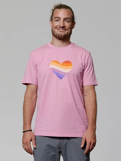 wat? Apparel T-Shirt Rainbow Heart Regenbogen