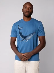 wat? Apparel T-Shirt Wal Blau/Hellblau
