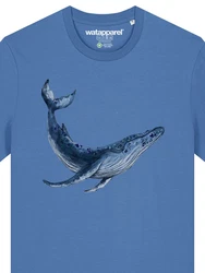 wat? Apparel T-Shirt Wal Blau/Hellblau