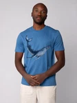 wat? Apparel T-Shirt Wal Blau/Hellblau