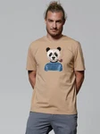 wat? Apparel T-Shirt Panda Beige/Braun/Khaki