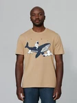 wat? Apparel T-Shirt Spacewhale Beige/Schwarz/Braun/Dunkelblau/Khaki