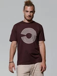 wat? Apparel T-Shirt Abstract Bordeaux/Dunkelrot/Lila