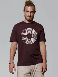 wat? Apparel T-Shirt Abstract Bordeaux/Dunkelrot/Lila