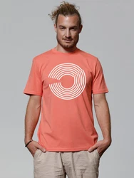 wat? Apparel T-Shirt Abstract Rot/Orange
