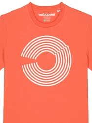 wat? Apparel T-Shirt Abstract Rot/Orange