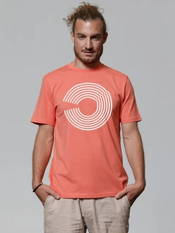 wat? Apparel T-Shirt Abstract Rot/Orange