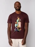 wat? Apparel T-Shirt Fancy Fox Dunkelrot/Bordeaux
