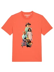 wat? Apparel T-Shirt Fancy Fox Orange/Rosa