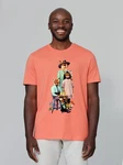 wat? Apparel T-Shirt Fancy Fox Orange/Rosa