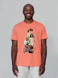 wat? Apparel T-Shirt Fancy Fox Orange/Rosa