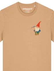 wat? Apparel T-Shirt Gartenzwerg Khaki/Beige/Braun