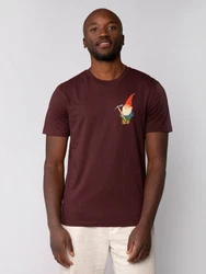 wat? Apparel T-Shirt Gartenzwerg Bordeaux/Dunkelrot