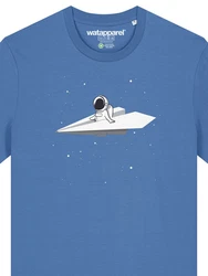 wat? Apparel T-Shirt Fly me to the moon Blau