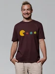 wat? Apparel T-Shirt Pacmnnchen Dunkelrot/Bordeaux/Braun/Dunkelbraun